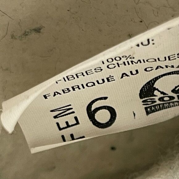 Sorel Kaufman Canada Womens Size 6 Black Faux Fur Boot Removable Wool Liner Warm - Picture 8 of 8